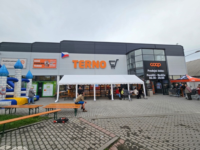Nově otevřená prodejna COOP TERNO ve Strakonicích po rekonstrukci